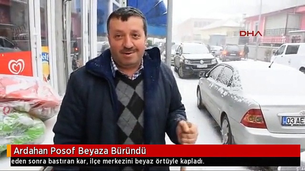 Ardahan Posof Beyaza Büründü