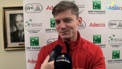 Coupe Davis 2017 - FRA-BEL - David Goffin : "On est encore plus fort qu'en 2015"