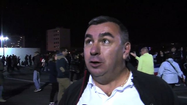 Yves Pontal est venu encourager l'Équipe de France de rugby au stade Vélodrome