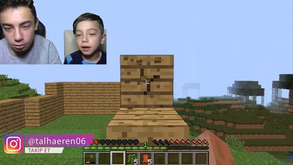 ENES MİNECRAFT OYNUYOR SONUNDA BİR TANE EV !