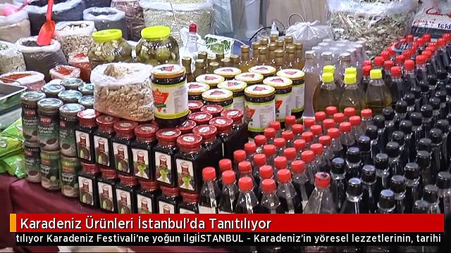 Karadeniz Ürünleri İstanbul'da Tanıtılıyor