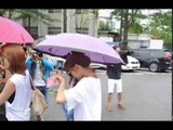 150626 APINK leaving after Music Bank Rehearsal @KpopMap