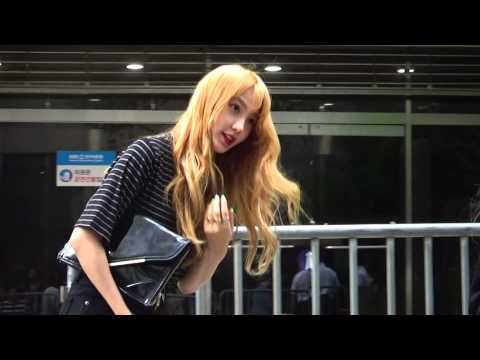 150710 4TEN leaving after Music Bank recording @Kpopmap