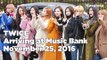 161125 TWICE (트와이스) arriving at Music Bank @Kpopmap