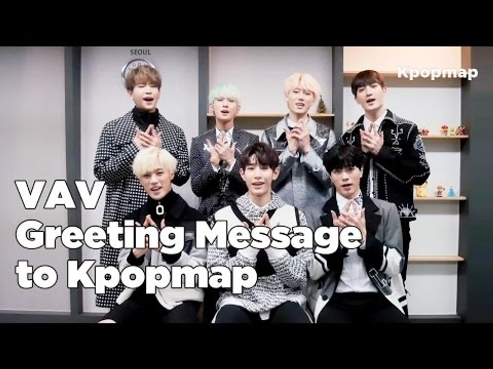 VAV Greeting Message to Kpopmap