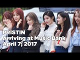 170407 PRISTIN (프리스틴) arriving at Music Bank @Kpopmap