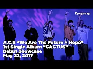 [INSIDE SHOWCASE] 170522 A.C.E (에이스) Debut Stage - "We Are The Future + Hope" Cover Performance
