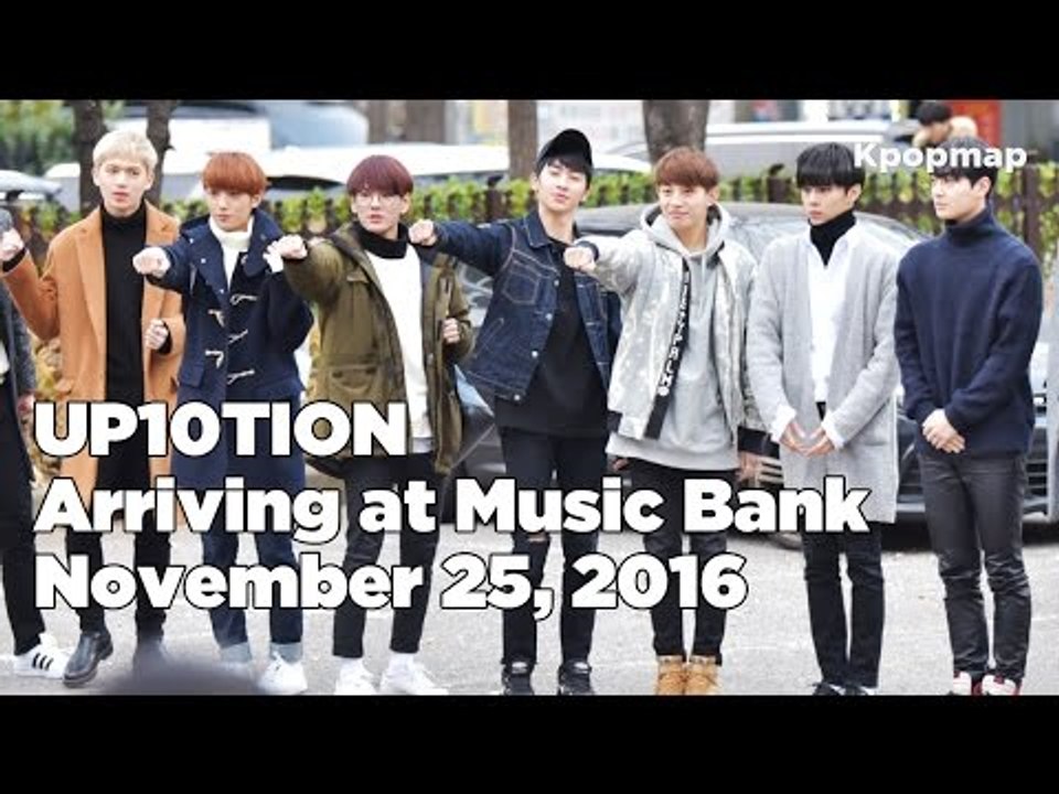 161125 UP10TION (업텐션) arriving at Music Bank @Kpopmap