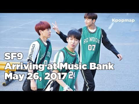 170526 SF9 (에스에프나인) arriving at Music Bank @Kpopmap