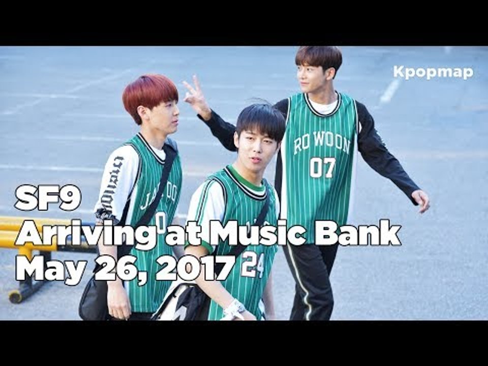 170526 SF9 (에스에프나인) arriving at Music Bank @Kpopmap