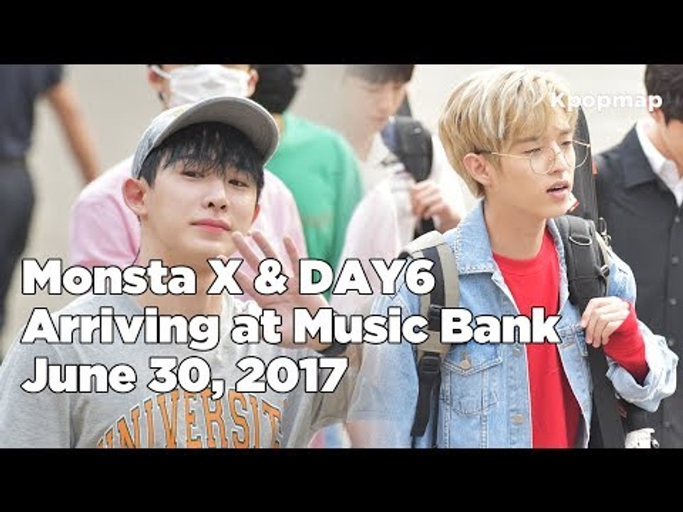 170630 Monsta X & DAY6 (몬스타엑스 & 데이식스) arriving at Music Bank @Kpopmap