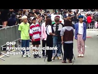 170825 ONF (온앤오프) arriving at Music Bank @Kpopmap