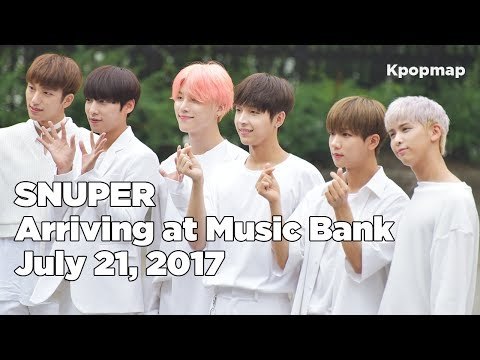 170721 SNUPER (스누퍼) arriving at Music Bank @Kpopmap