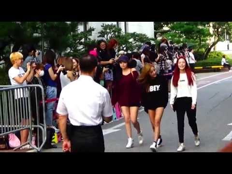 150904 Purfles arriving at Music Bank @Kpopmap