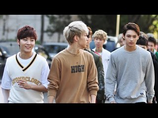 150918 SEVENTEEN arriving at Music Bank @Kpopmap