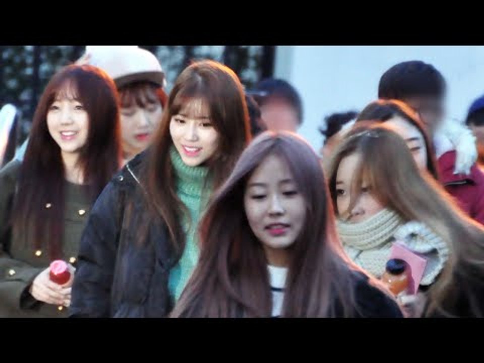151211 LOVELYZ arriving at Music Bank @Kpopmap