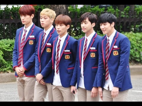 160715 KNK (크나큰) arriving at Music Bank @Kpopmap