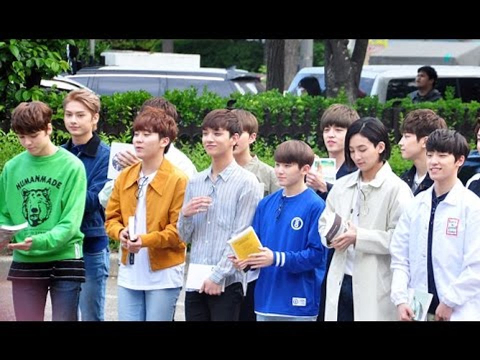 160513 SEVENTEEN arriving at Music Bank @Kpopmap