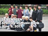 170609 SEVENTEEN (세븐틴) arriving at Music Bank @Kpopmap