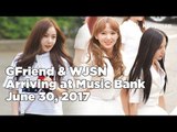 170630 GFriend & WJSN (여자친구 & 우주소녀) arriving at Music Bank @Kpopmap