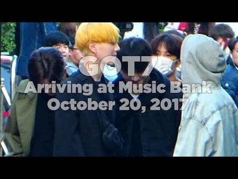 171020 GOT7 (갓세븐) arriving at Music Bank @Kpopmap