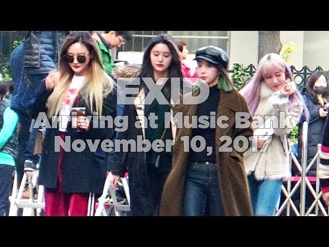 171110 EXID (이엑스아이디) arriving at Music Bank @Kpopmap