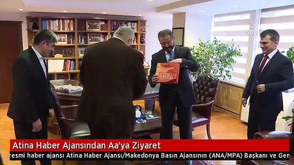Atina Haber Ajansından Aa'ya Ziyaret
