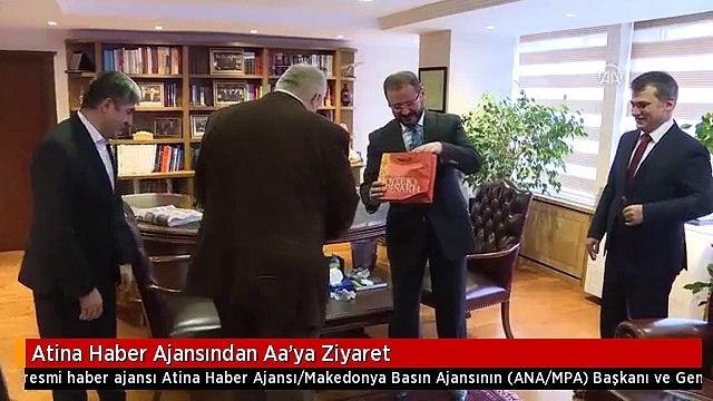 Atina Haber Ajansından Aa'ya Ziyaret