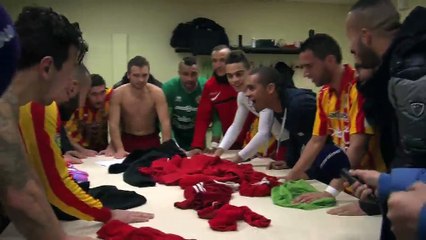 La joie des martégaux dans les vestiaires de Turcan