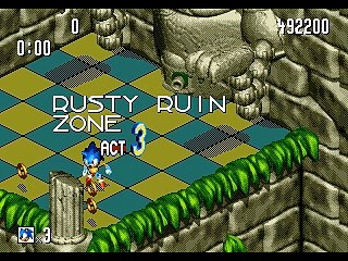Sonic 3D Blast - Rusty Ruins Zone Boss (Bug)