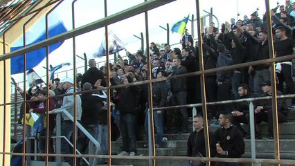 Les supporteurs du FC Grenoble ont donné de la voix aujourd'hui à Turcan.