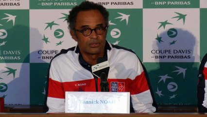 Tennis - Coup Davis - Finale : Noah «Herbert-Gasquet, la meilleure équipe de double»
