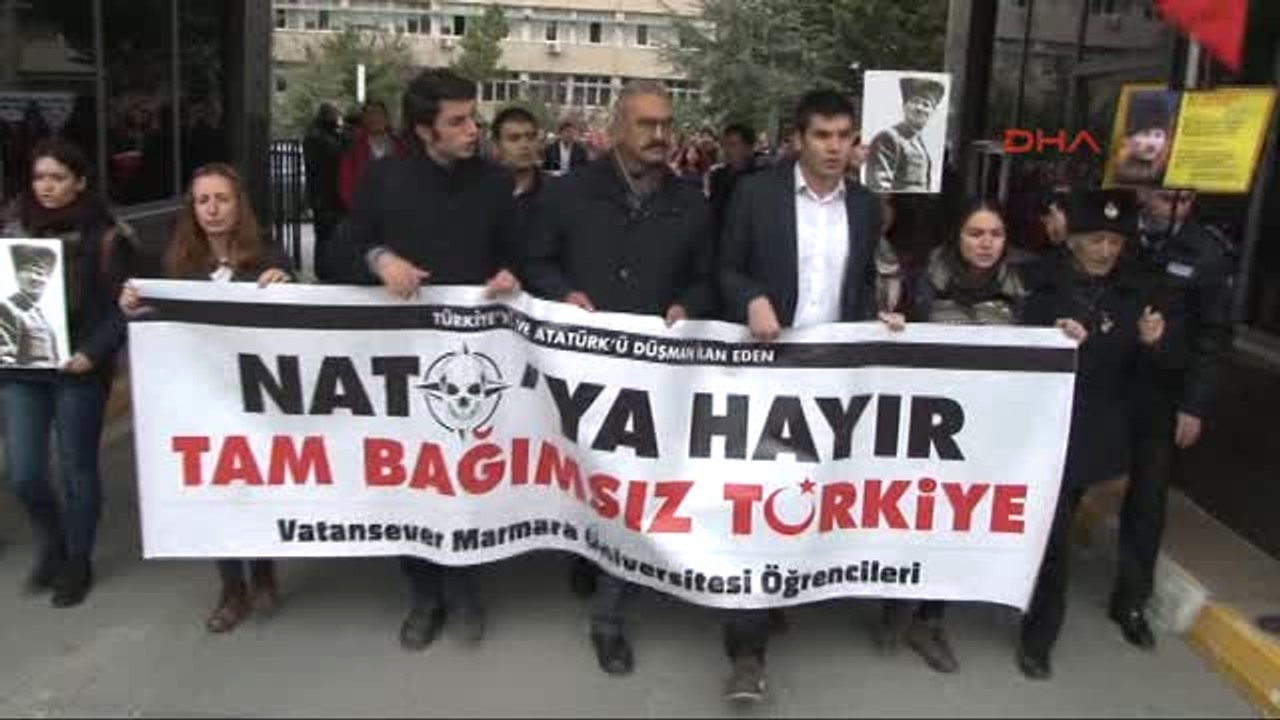 Üniversitelilerden NATO'ya Hayır Eylemi