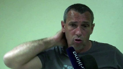 La réaction de Franck Priou après le revers face à Lyon