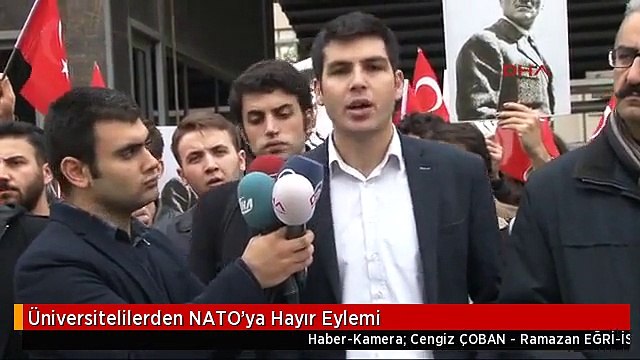 Üniversitelilerden NATO'ya Hayır Eylemi