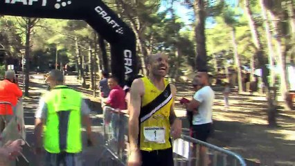 Guilhem Gérard 2ème et Omar Aït Amer vainqueur au micro d'Ulrich Téchené