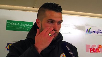 La réaction du buteur du FCM Romain Thibault