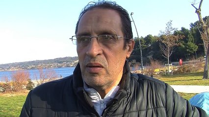 L'avant match Martigues-Grenoble avec Mounir Bensemra