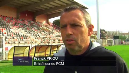 Le coach sang et or Franck Priou avant la réception de Colomiers