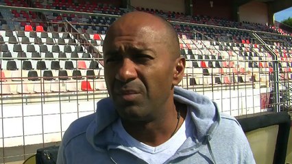 Le coach martégal Franck N'Dioro avant le derby en Coupe de France à Fos