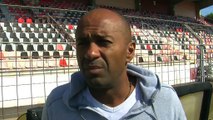 Le coach martégal Franck N'Dioro avant le derby en Coupe de France à Fos