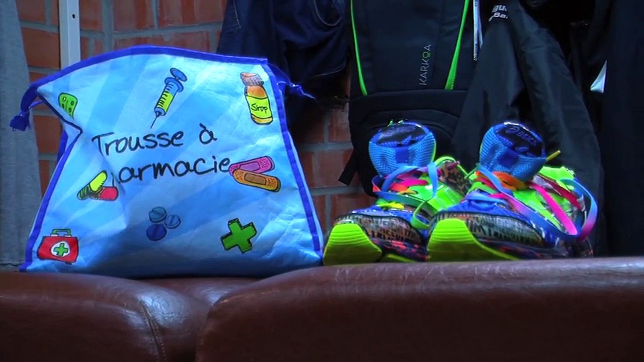 Le vestiaire martégal à quelques minutes du coup d'envoi de ce Cambrai-Martigues