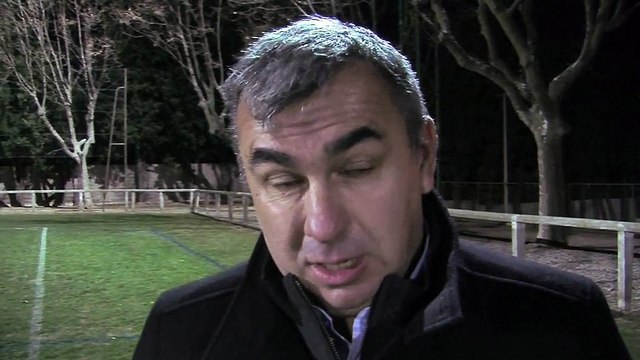 Yves Pontal le président du Rugby Club Martigues Port de Bouc et le 2ème ligne Skander Bachtarzi.