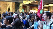 Sit-In Held on Sydney Street in Support of Manus Island Refugees