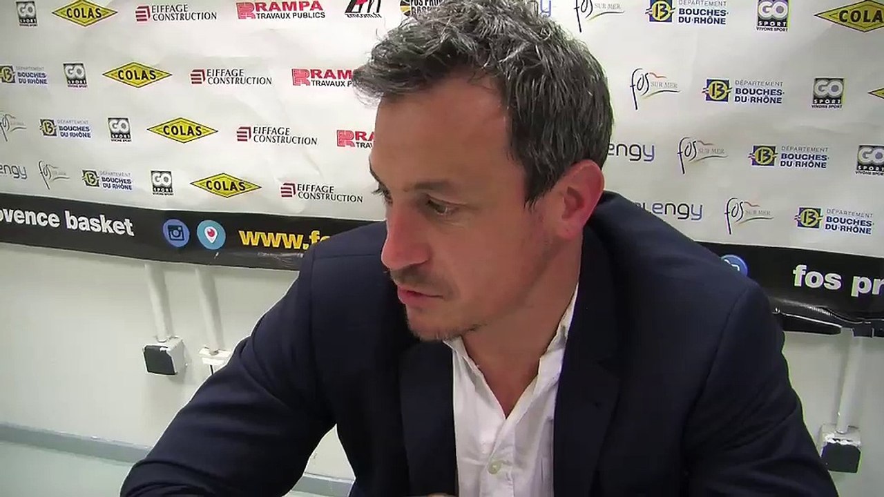 Rémi Giuitta, l'entraineur du Fos Provence Basket