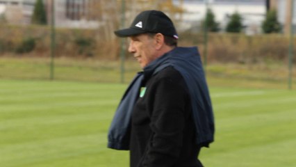 Jean-Louis Gasset, première journée en Vert