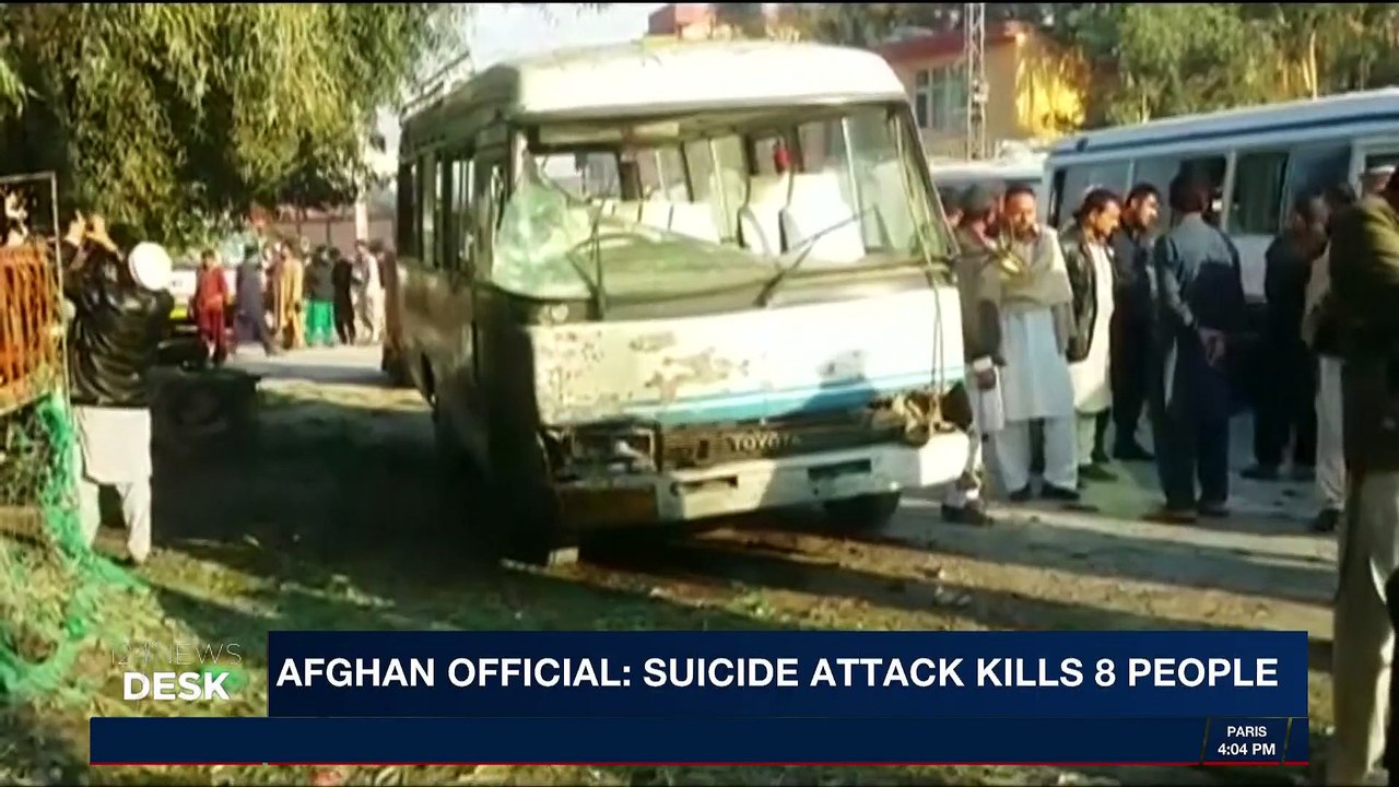 i24NEWS DESK | Afghan official: suicide attack kills 8 people | Thursday, November 23rd 2017