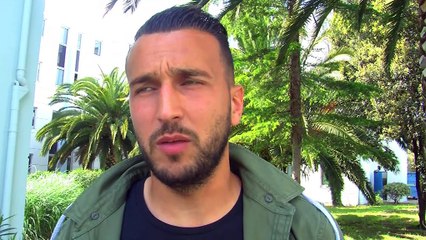 Le défenseur martégal Sofien El Keurti avant la réception de Tarbes