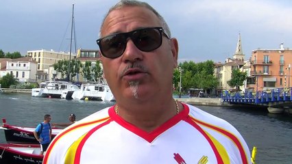 Christian Deprez le président des rameurs vénitiens