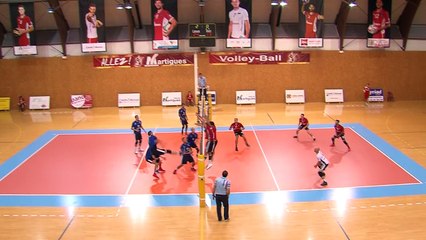 Les images du match et les commentaires du coach Christophe Charroux et du N°9 Sébastien Ducange